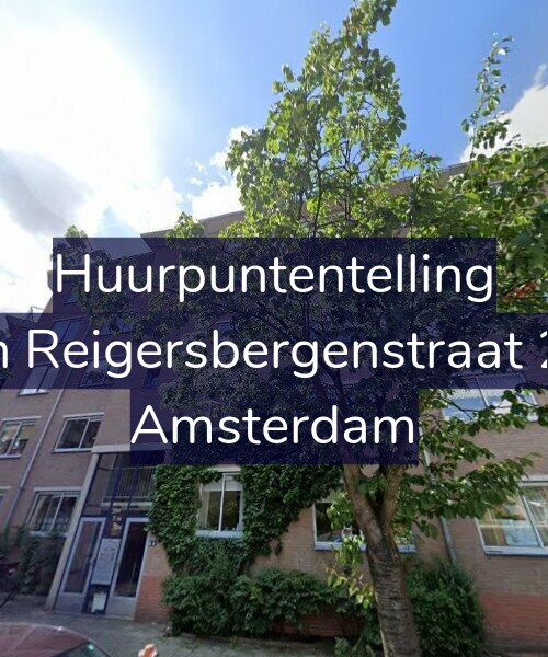 Foto gevel Huurpuntentelling voor Van Reigersbergenstraat 292, Amsterdam