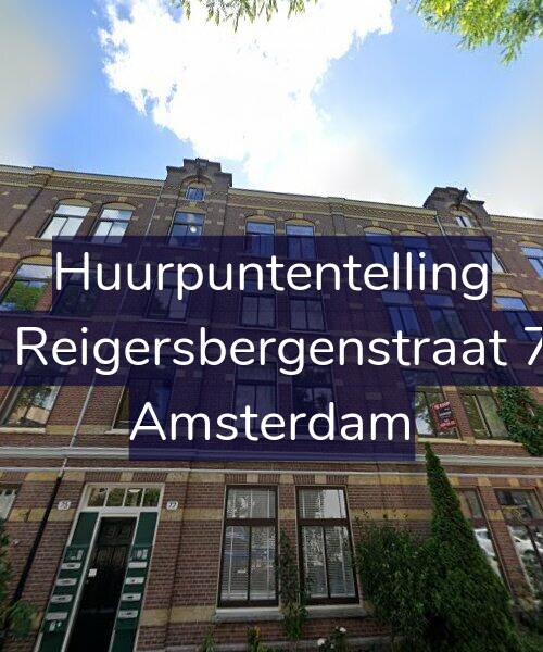 Foto gevel Huurpuntentelling voor Van Reigersbergenstraat 75-1, Amsterdam