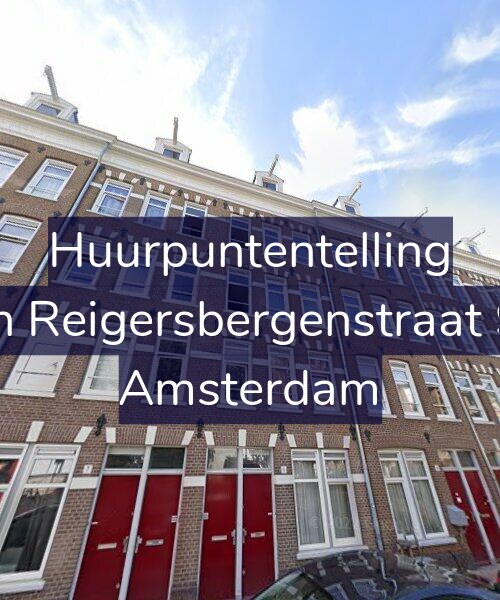 Foto gevel Huurpuntentelling voor Van Reigersbergenstraat 9-1, Amsterdam