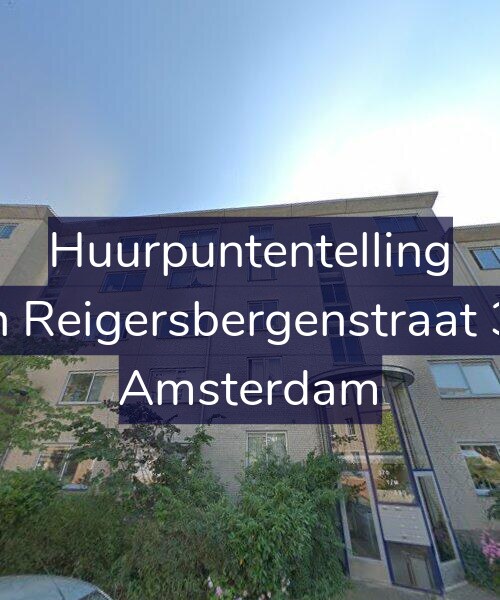 Foto gevel Huurpuntentelling voor Van Reigersbergenstraat 372, Amsterdam