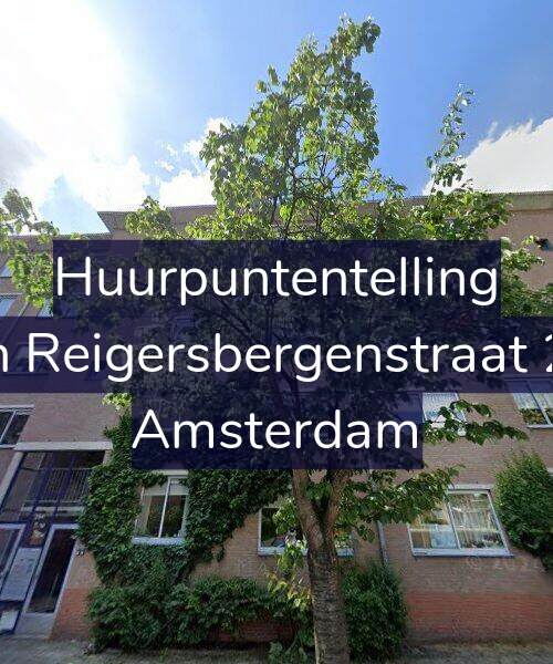 Foto gevel Huurpuntentelling voor Van Reigersbergenstraat 284, Amsterdam