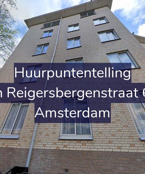Foto gevel Huurpuntentelling voor Van Reigersbergenstraat 692, Amsterdam
