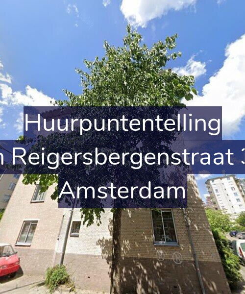 Foto gevel Huurpuntentelling voor Van Reigersbergenstraat 352, Amsterdam
