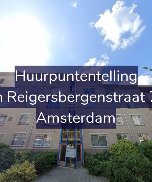 Foto gevel Huurpuntentelling voor Van Reigersbergenstraat 724, Amsterdam
