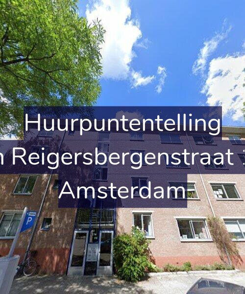 Foto gevel Huurpuntentelling voor Van Reigersbergenstraat 166, Amsterdam