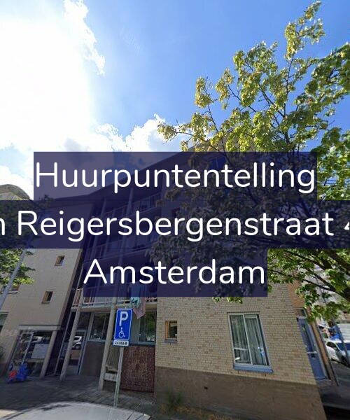 Foto gevel Huurpuntentelling voor Van Reigersbergenstraat 480, Amsterdam