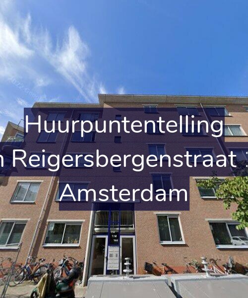 Foto gevel Huurpuntentelling voor Van Reigersbergenstraat 134, Amsterdam