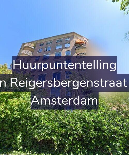 Foto gevel Huurpuntentelling voor Van Reigersbergenstraat 52, Amsterdam