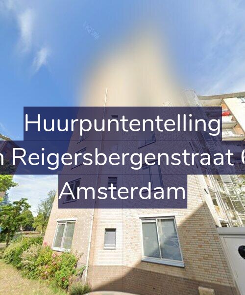 Foto gevel Huurpuntentelling voor Van Reigersbergenstraat 684, Amsterdam