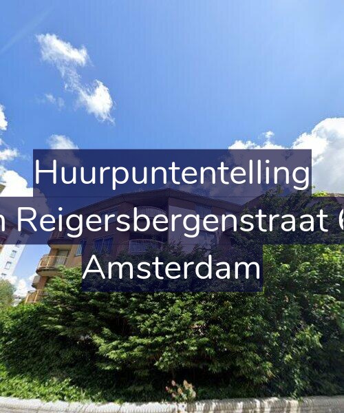 Foto gevel Huurpuntentelling voor Van Reigersbergenstraat 620, Amsterdam