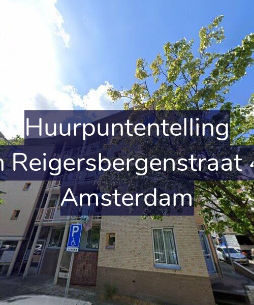 Foto gevel Huurpuntentelling voor Van Reigersbergenstraat 482, Amsterdam