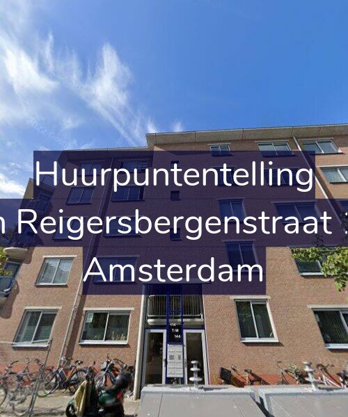 Foto gevel Huurpuntentelling voor Van Reigersbergenstraat 140, Amsterdam