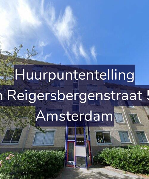 Foto gevel Huurpuntentelling voor Van Reigersbergenstraat 586, Amsterdam