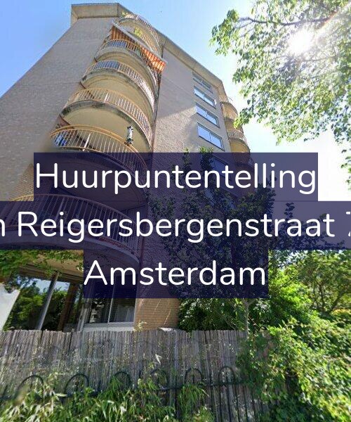 Foto gevel Huurpuntentelling voor Van Reigersbergenstraat 786, Amsterdam