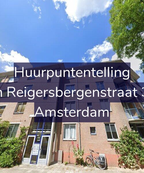 Foto gevel Huurpuntentelling voor Van Reigersbergenstraat 330, Amsterdam