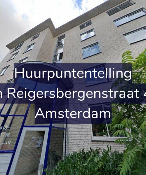 Foto gevel Huurpuntentelling voor Van Reigersbergenstraat 426, Amsterdam