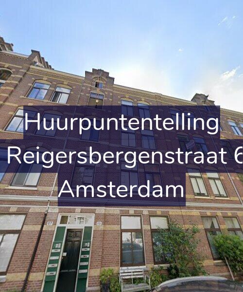 Foto gevel Huurpuntentelling voor Van Reigersbergenstraat 67-1, Amsterdam