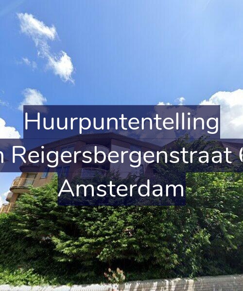 Foto gevel Huurpuntentelling voor Van Reigersbergenstraat 612, Amsterdam