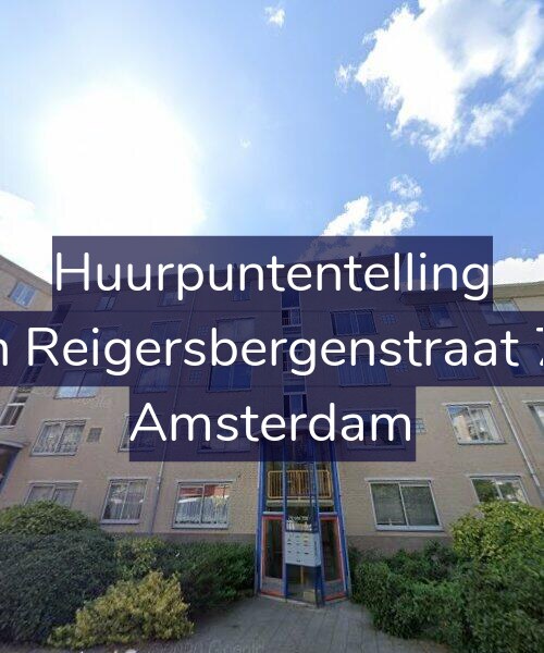 Foto gevel Huurpuntentelling voor Van Reigersbergenstraat 718, Amsterdam