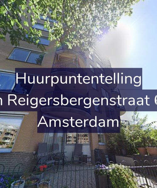 Foto gevel Huurpuntentelling voor Van Reigersbergenstraat 660, Amsterdam