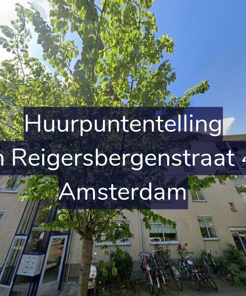 Foto gevel Huurpuntentelling voor Van Reigersbergenstraat 460, Amsterdam
