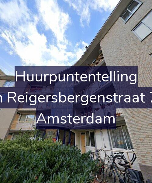 Foto gevel Huurpuntentelling voor Van Reigersbergenstraat 748, Amsterdam
