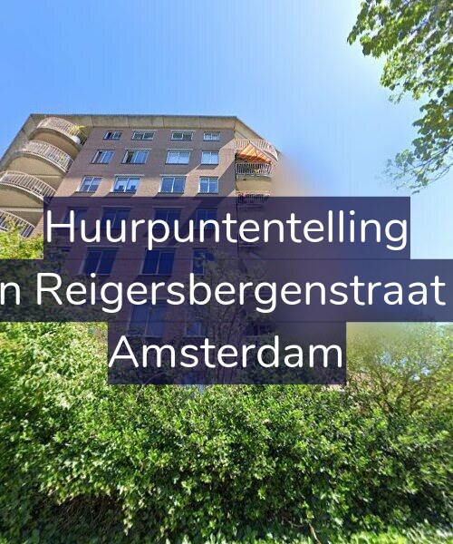 Foto gevel Huurpuntentelling voor Van Reigersbergenstraat 62, Amsterdam