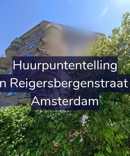 Foto gevel Huurpuntentelling voor Van Reigersbergenstraat 34, Amsterdam