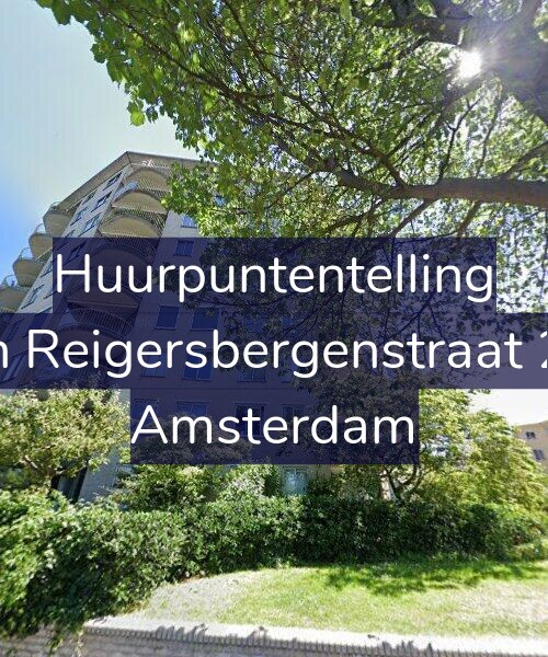 Foto gevel Huurpuntentelling voor Van Reigersbergenstraat 224, Amsterdam