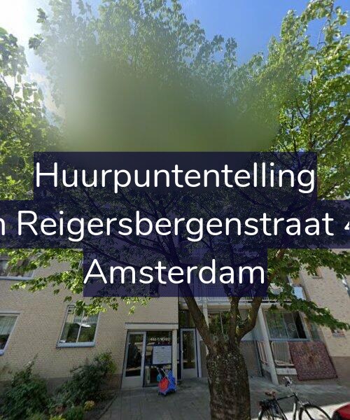 Foto gevel Huurpuntentelling voor Van Reigersbergenstraat 468, Amsterdam