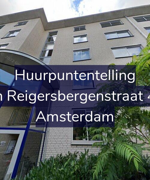 Foto gevel Huurpuntentelling voor Van Reigersbergenstraat 432, Amsterdam