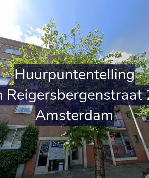 Foto gevel Huurpuntentelling voor Van Reigersbergenstraat 268, Amsterdam
