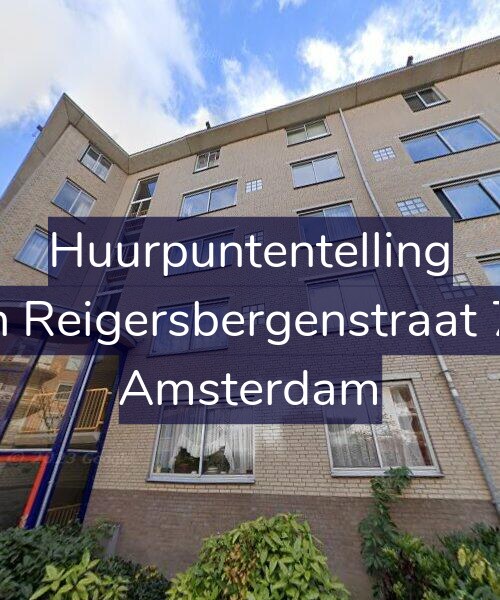 Foto gevel Huurpuntentelling voor Van Reigersbergenstraat 708, Amsterdam