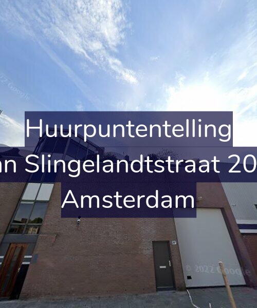 Foto gevel Huurpuntentelling voor Van Slingelandtstraat 20-B, Amsterdam