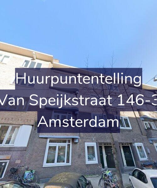 Foto gevel Huurpuntentelling voor Van Speijkstraat 146-3, Amsterdam