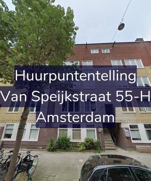 Foto gevel Huurpuntentelling voor Van Speijkstraat 55-H, Amsterdam