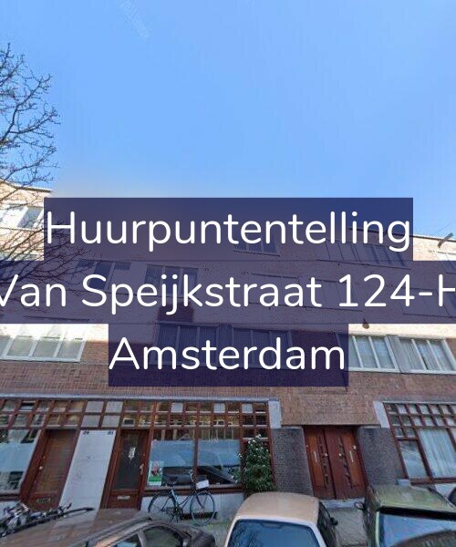 Foto gevel Huurpuntentelling voor Van Speijkstraat 124-H, Amsterdam