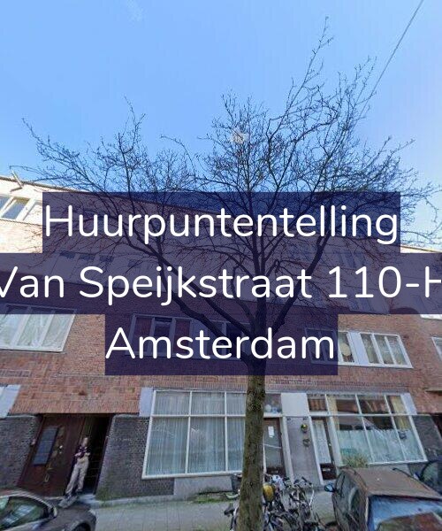 Foto gevel Huurpuntentelling voor Van Speijkstraat 110-H, Amsterdam