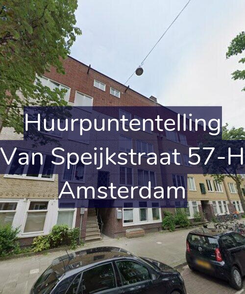 Foto gevel Huurpuntentelling voor Van Speijkstraat 57-H, Amsterdam