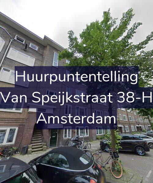 Foto gevel Huurpuntentelling voor Van Speijkstraat 38-H, Amsterdam