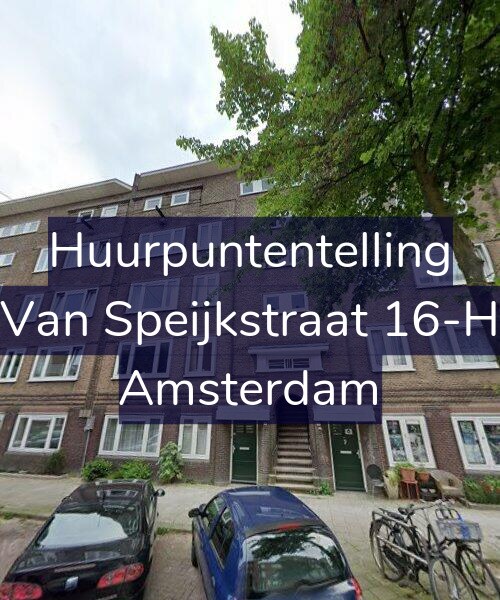 Foto gevel Huurpuntentelling voor Van Speijkstraat 16-H, Amsterdam