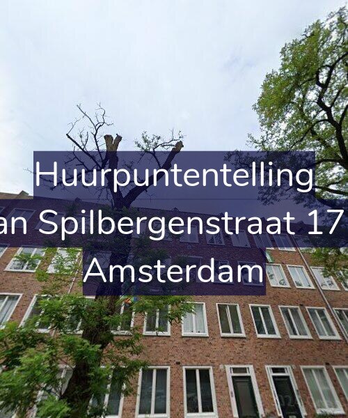 Foto gevel Huurpuntentelling voor Van Spilbergenstraat 17-3, Amsterdam