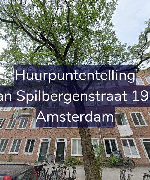 Foto gevel Huurpuntentelling voor Van Spilbergenstraat 19-1, Amsterdam