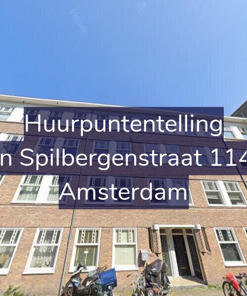Foto gevel Huurpuntentelling voor Van Spilbergenstraat 114-2, Amsterdam