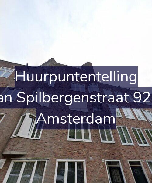 Foto gevel Huurpuntentelling voor Van Spilbergenstraat 92-3, Amsterdam