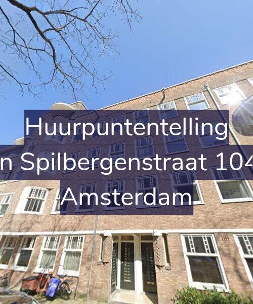 Foto gevel Huurpuntentelling voor Van Spilbergenstraat 104-2, Amsterdam