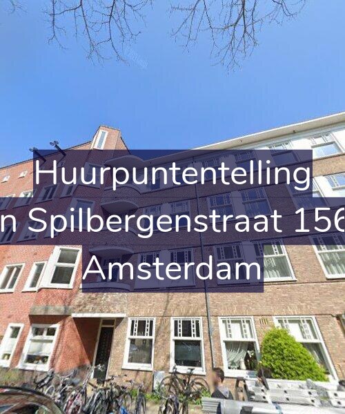 Foto gevel Huurpuntentelling voor Van Spilbergenstraat 156-2, Amsterdam