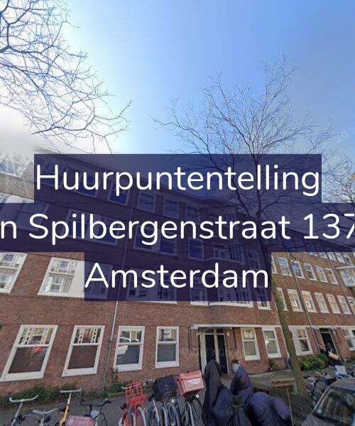 Foto gevel Huurpuntentelling voor Van Spilbergenstraat 137-2, Amsterdam