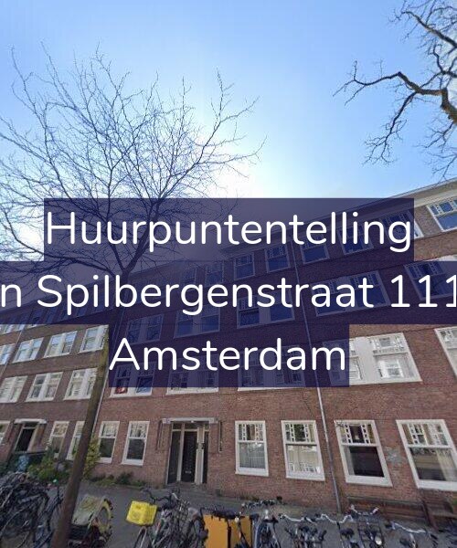 Foto gevel Huurpuntentelling voor Van Spilbergenstraat 111-1, Amsterdam