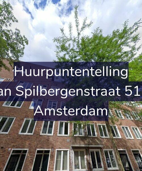 Foto gevel Huurpuntentelling voor Van Spilbergenstraat 51-2, Amsterdam